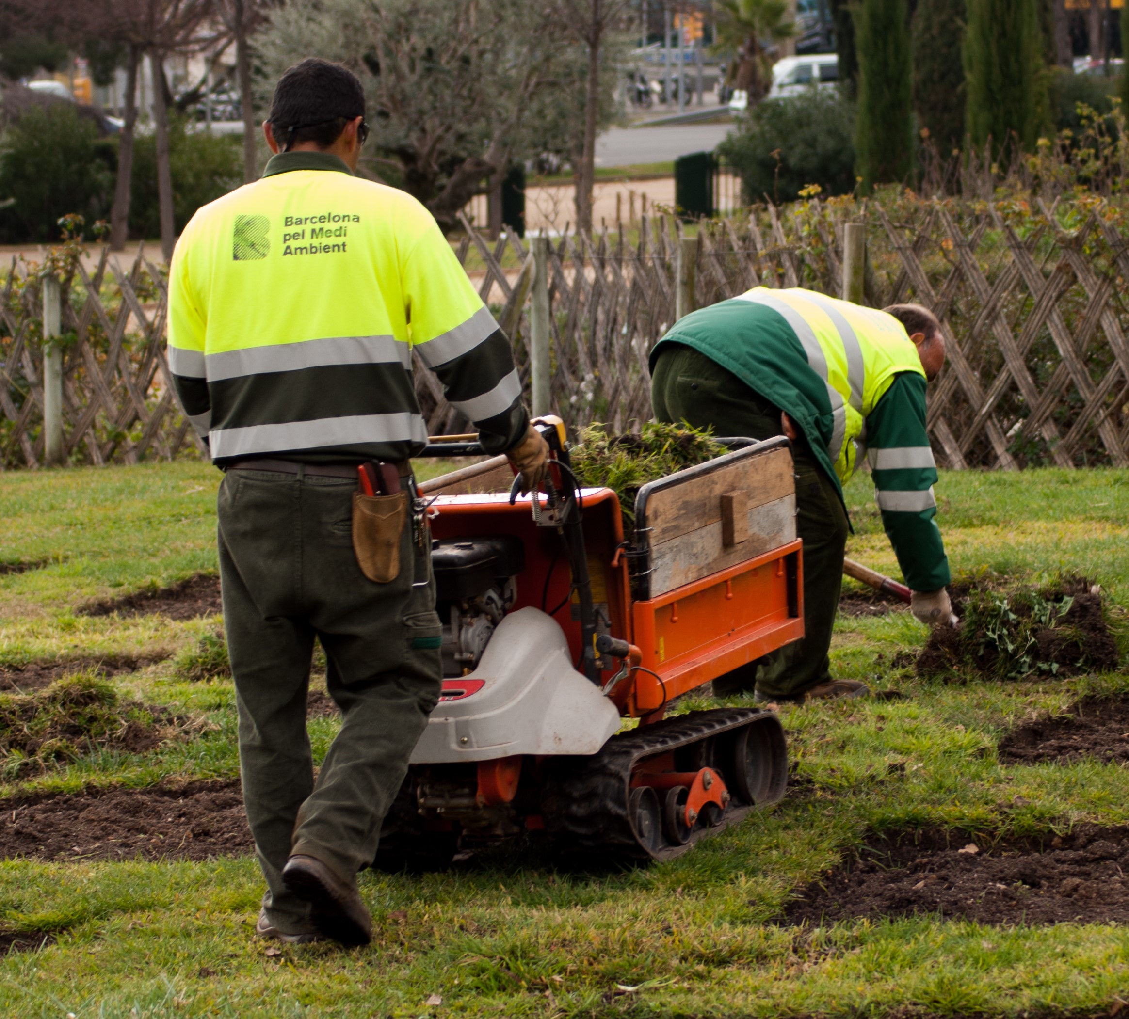 Inclusive employment in park maintenance, Barcelona, Spain