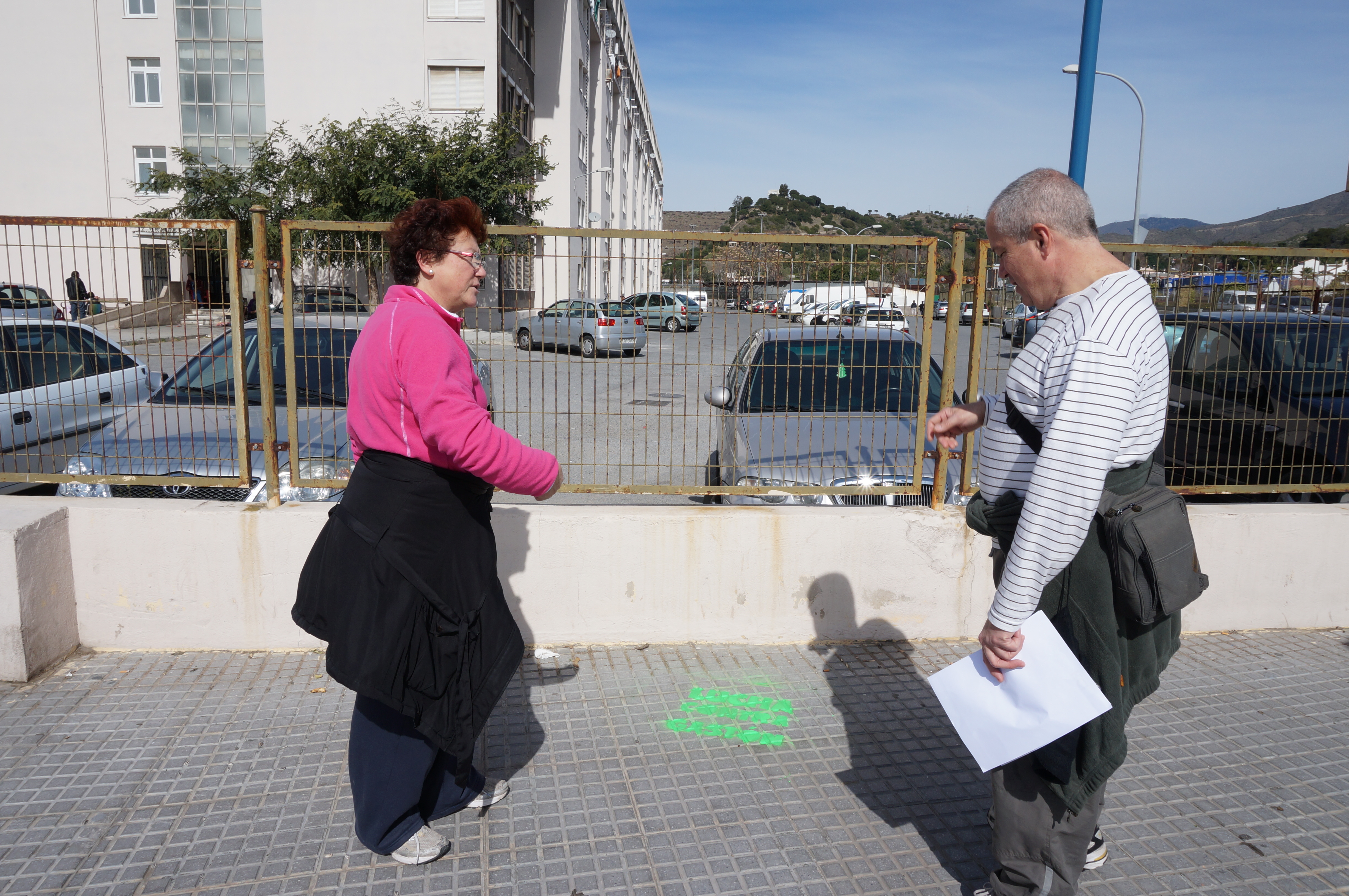 Street Graffiti as part of the Awareness Campaign