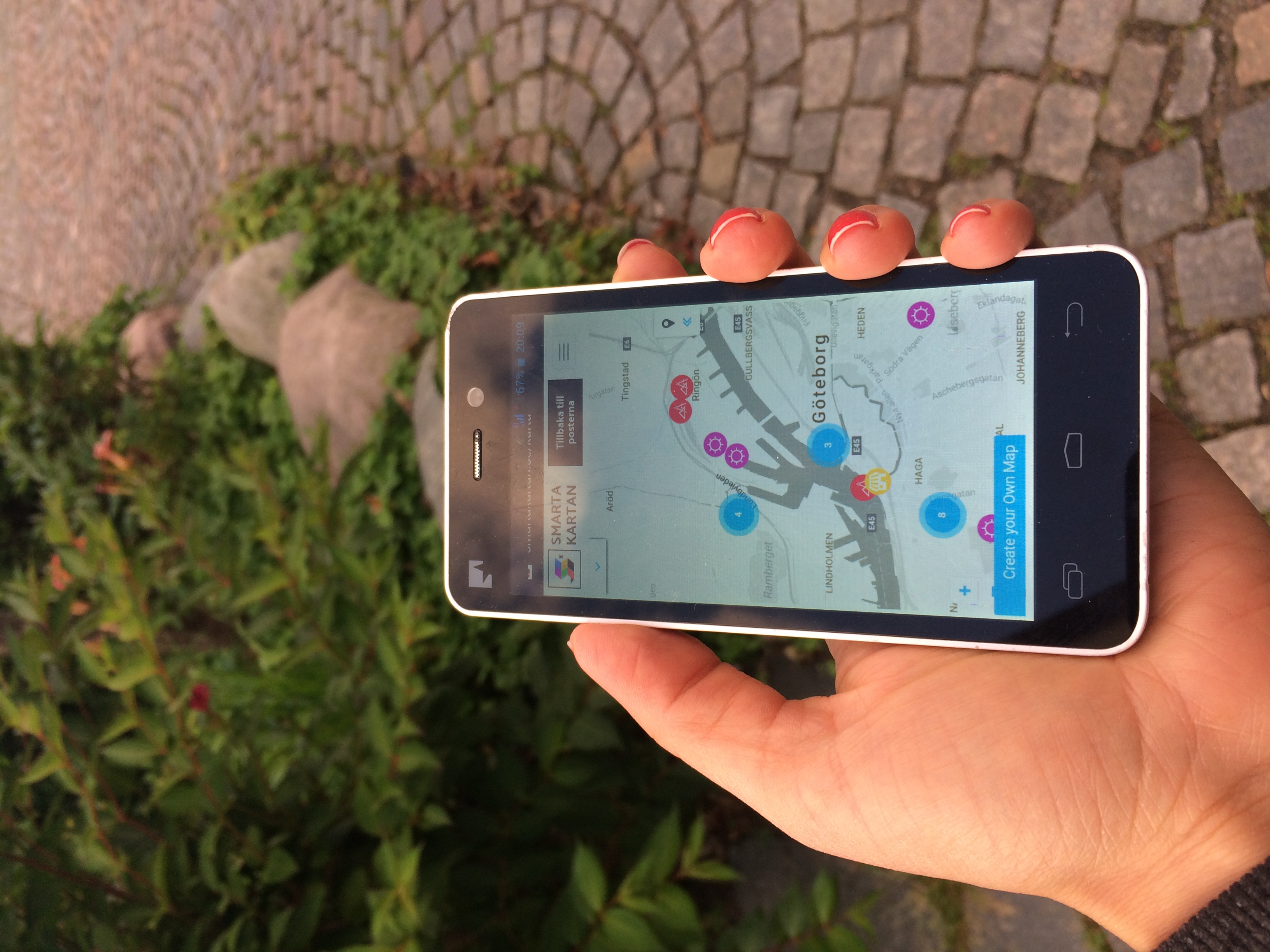 Smart Map App Gothenburg