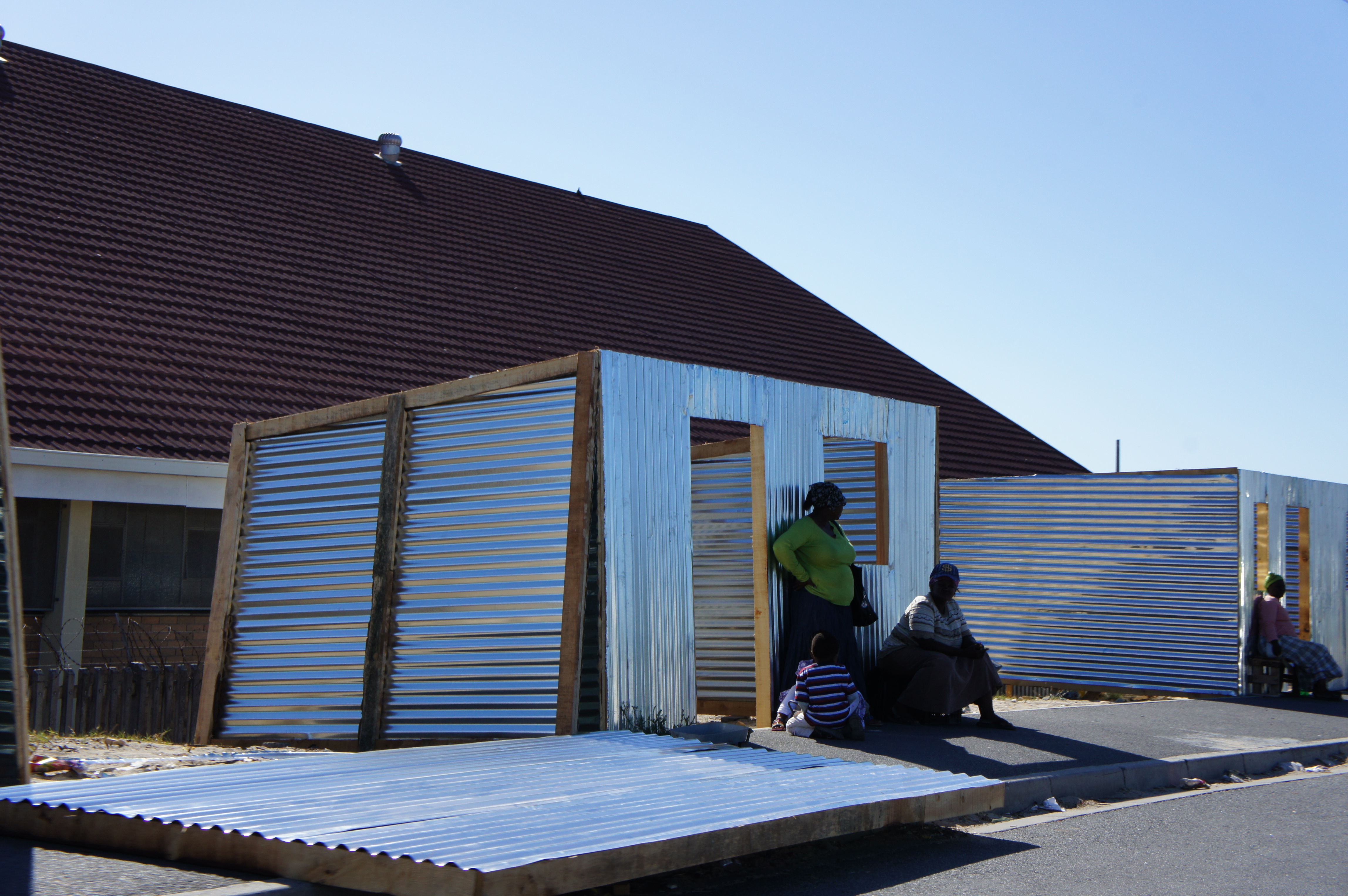 Prefabricated Township Homes in Khayelitsha Township