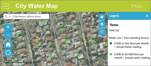 City of Cape Town’s Water Map