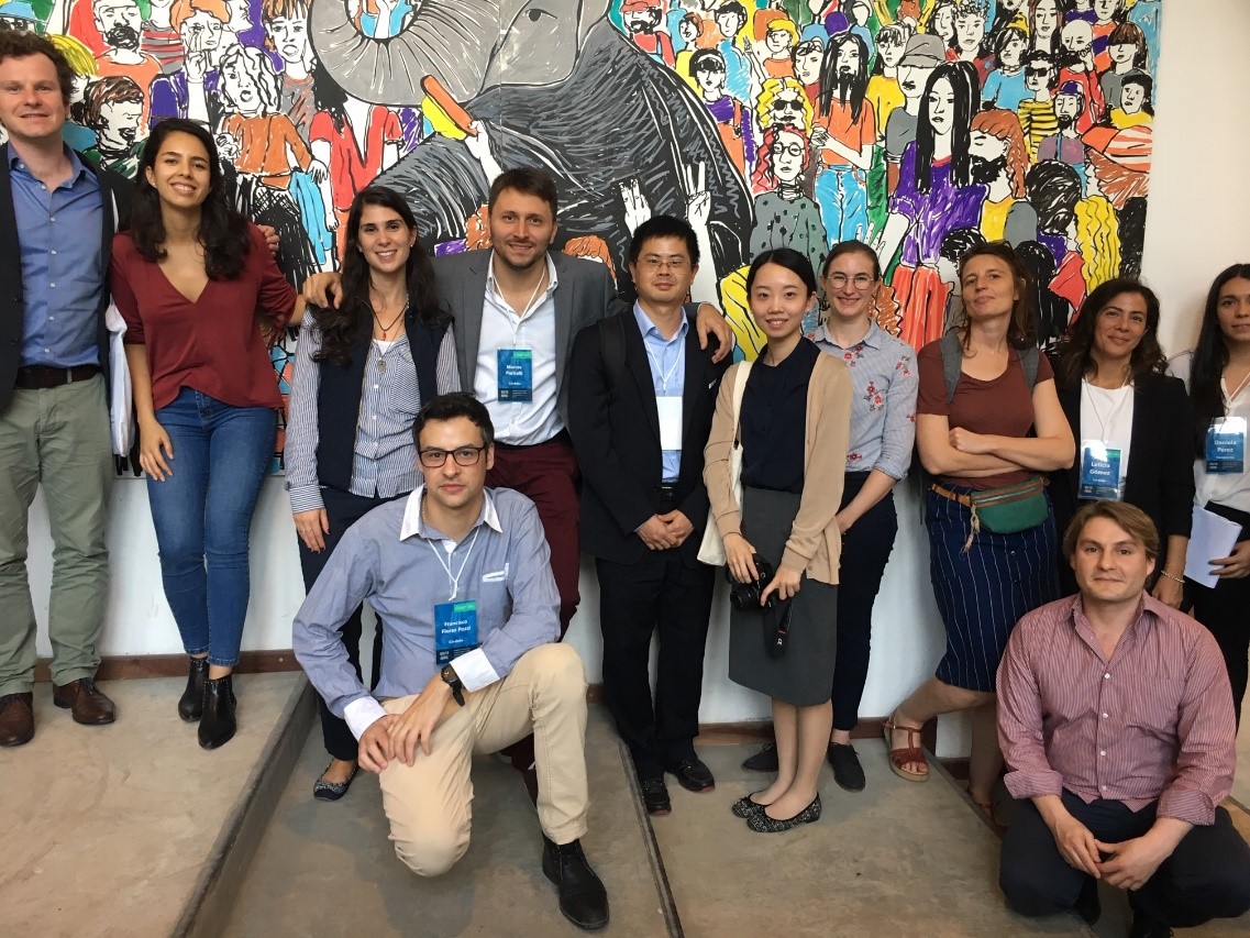 Marco Puricelli, Director General for Education and educative parks showing the SCC around at the Maldonado Educative park