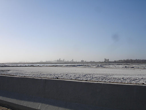  Dried out section of Lake Mariout