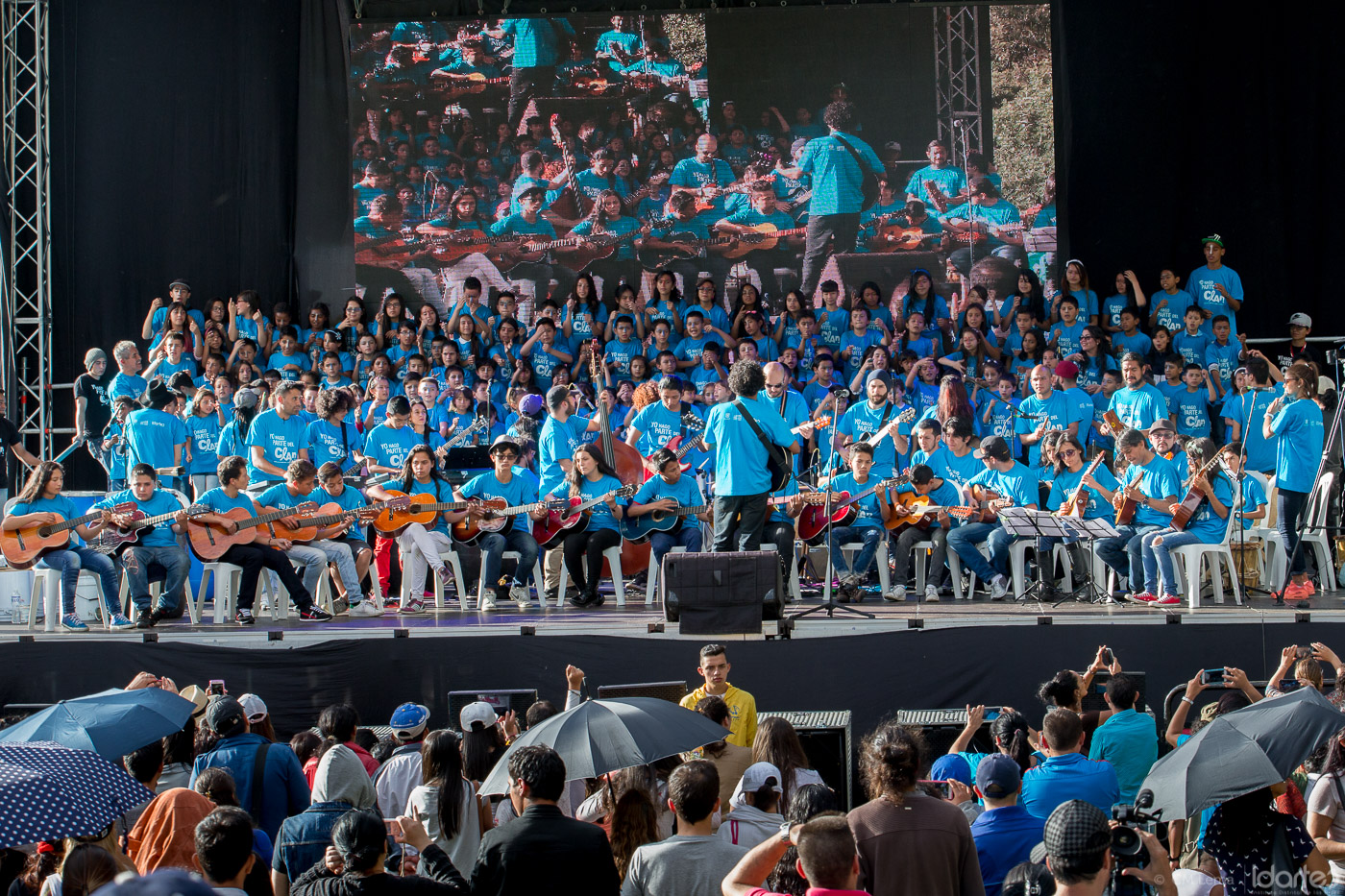 Cultural performance in Bogota’ 