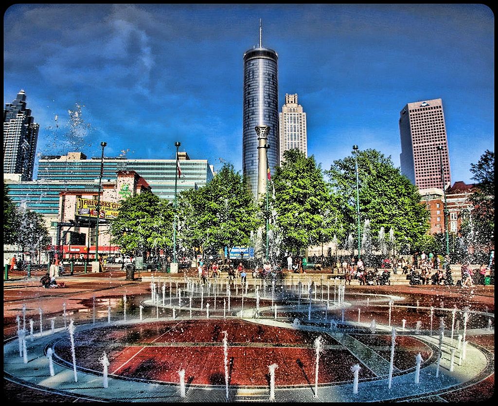 Atlanta Centennial Park Rings