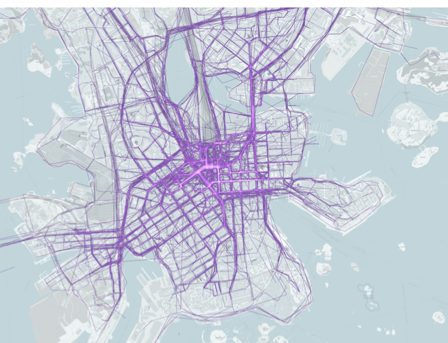 Walkable Helsinki - map of transit walks