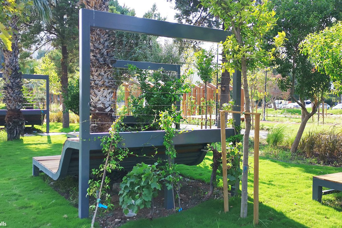 View from fruit walls