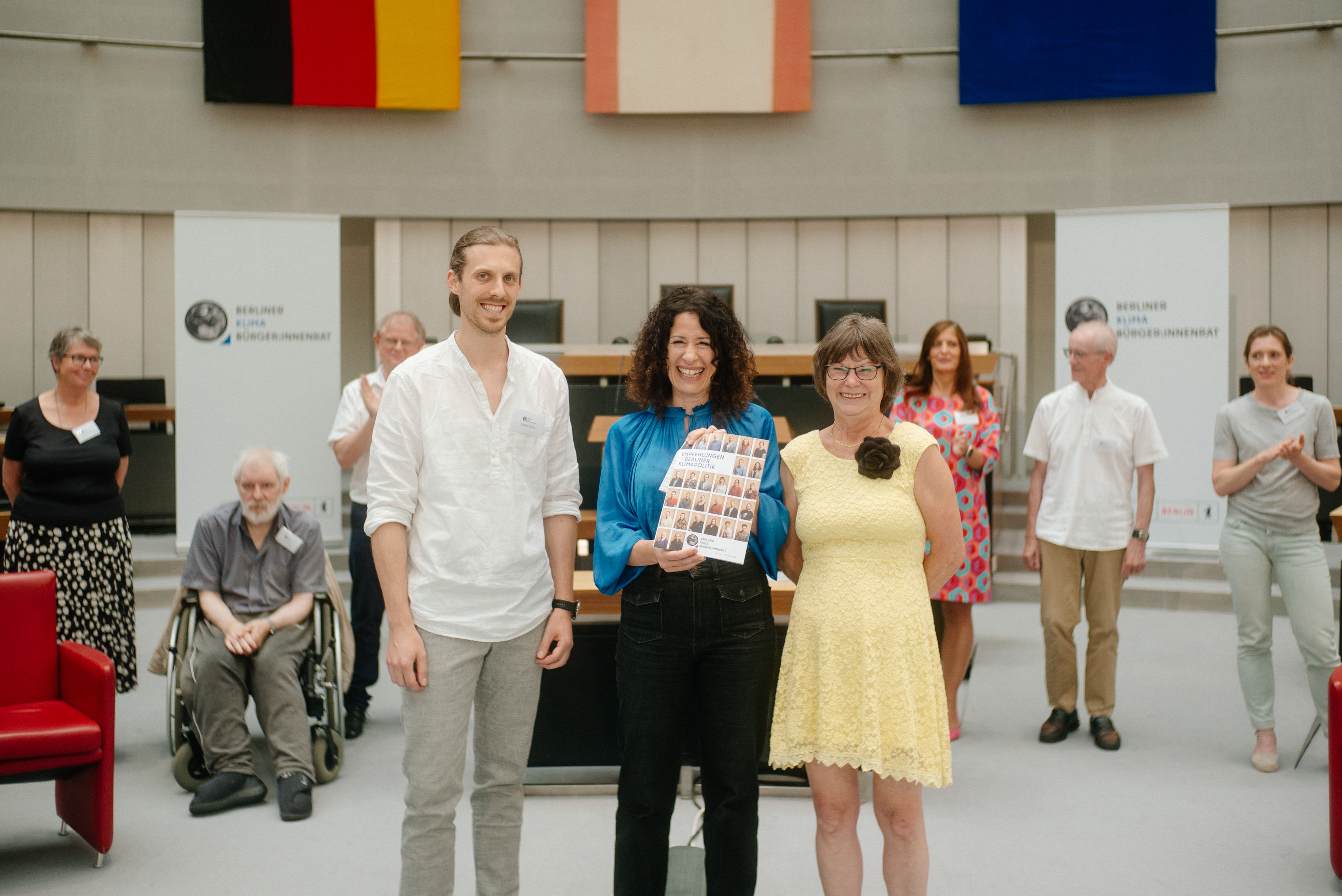 Presentation of the recommendations to then Senator for Climate Protection