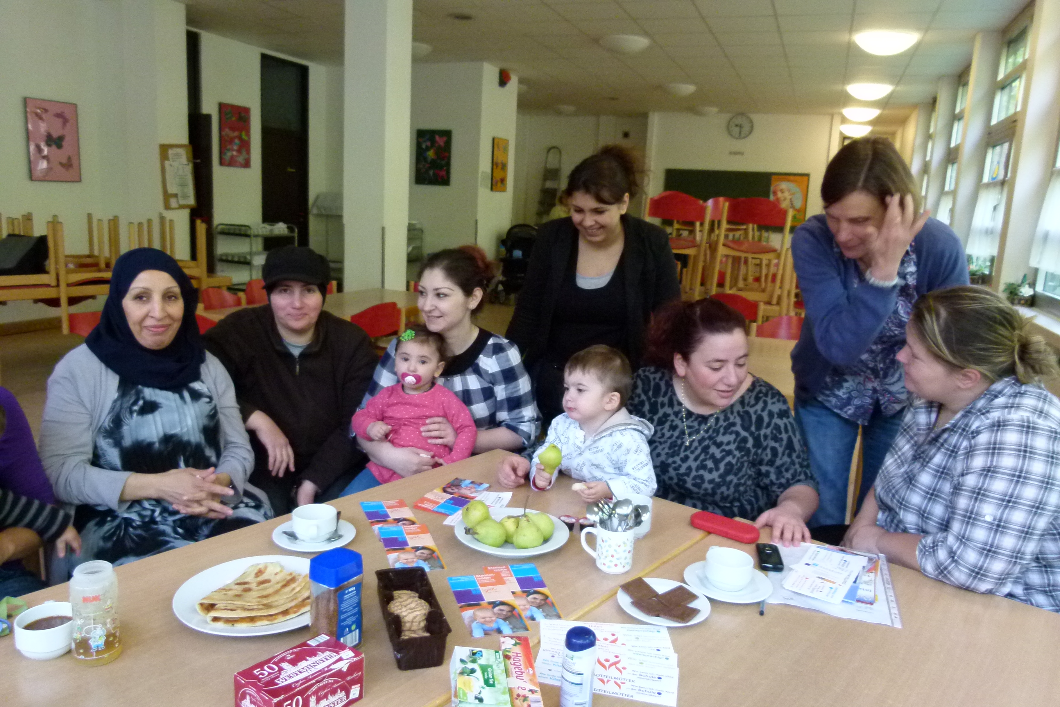 Neighbourhood mothers gathering