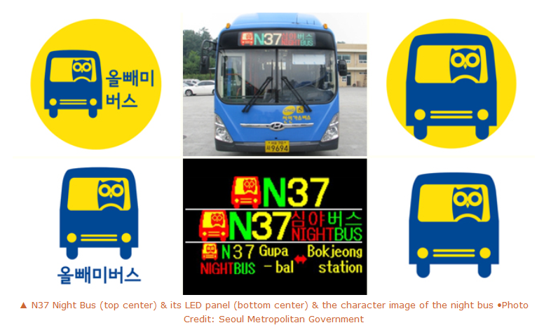 Night Bus based on Big Data Technology, Seoul, South Korea